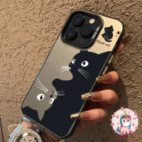 เคสโทรศัพท์แมว ดีไซน์ตลกและน่ารัก เข้ากันได้กับ Huawei Pura 70 Pro, Ultra, P60, P50, P50E, P40, P30