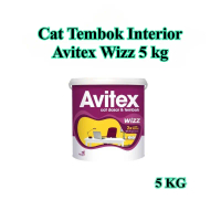 Cat Tembok AVITEX WIZZ 5 Kg Putih & Warna | Cat Interior Plafon Gypsum Matt Tidak Kilap | Cat Avitex