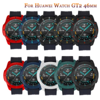 Protective Cover Case For Huawei Watch GT2 46mm Smart Watch Protector Shell Edge TPU Protection Sleeve Case Cover For Huawei GT2