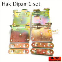 Hak Dipan Ranjang 1 set Hak Ranjang Dipan Bed Fitting Bracket Bahan Plat Tebal