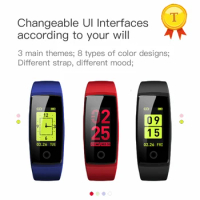 Colorful Smart band Wrist band Fitness band Bracelet Heart Rate Pedometer Blood Pressure Smart band Activity Tracker for iphone6