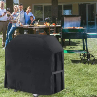 Grill Cover Dustproof Waterproof Weber Heavy Duty Charcoal Grill Cover Outdoor Picnic Rainproof Grill Cover Size 12