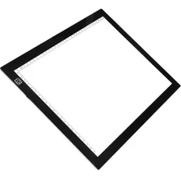 A4 Drawing Board Portable LED Copy Pad Long Lifespan Multipurpose Practical 3 Levels Brightness Adjustable A4 LED Copy Pad