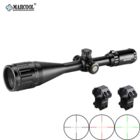 MARCOOL 4-16X50 Red Green Mil Dot Sights Reticel Airsoft Air Guns Hunting Optical Sight Riflescope Scope With Sunshade &amp; Mount
