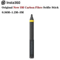 Insta360 New Version 3m Ultra-long Extended Edition Carbon Fiber Selfie Stick Accessories For Insta 360 ONE X2 /ONE R/ONE X