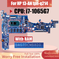 DAG7DCMB8D0 For HP 13-AN tpn-q214 Laptop Motherboard i7-1065G7 With RAM Notebook Mainboard