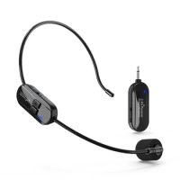 Universal 2.4G Wireless Microphone For Voice Amplifier Speaker Karaoke Computer Teaching Meeting Yoga Singing Headset Microphone