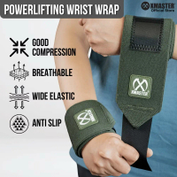 XMASTER Powerlifting Wrist Wrap,Flexible,Stiff, Fitness Weightlifting,Strength CrossFit Hyrox SBD,RO