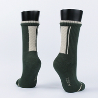 FOOTER 絎縫高筒登山襪  除臭襪 運動襪 襪子 出國 滑雪 百岳 橄欖 墨綠 沙(女-T208M)
