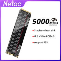 Netac SSD M2 NVMe 2tb 1tb 500gb SSD PCIe4.0 M.2 2280 Hard Drive 5000MB/s Internal Solid State Disk for Gaming PS5 Laptop Desktop
