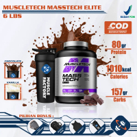 MUSCLETECH Masstech Elite 6 Lbs Susu Protein Weight Mass Gainer Import mass tech BPOM Certified