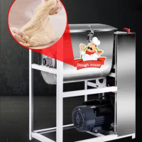 Flour mixing machine Commercial 25kg 2200W Automatic Stainless steel Dough Kneading and Beating machine Electric Flour Mixer