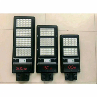 lampu jalan tenaga surya 100 watt 100w lampu jalan PJU solar 100w