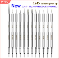 MYTO New C245-1.0K/034/036/041/064/102/107/710/766/795/797/935 Welding Head C245 Series Soldering Iron Tips For J BC T245