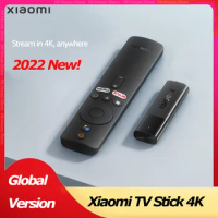 Global Version Original Xiaomi Mi TV Stick 4K Android 11 HD 2G 8G WiFi BT5.2 Google Cast Netflix Smart TV Box Media Player
