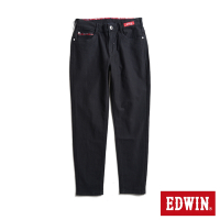 EDWIN 東京紅360°迦績彈力機能錐形牛仔褲-女-黑色