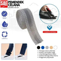 HAGARI - PROMO 1M Pemendek Celana Tanpa Jahit Mudah Praktis Self Adhesive Pants Barang Unik Murah Lu