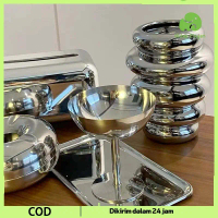 Gelas Es Krim Mewah Gelas Kaki Gelas Kopi Stainless Cangkir Teh Susu Es Krim Retro Dessert / Ice Cre