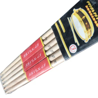 12 Pairs Maple Wood 7A Head Oval Tip Drum Sticks Drumsticks Drumstick 16 inch