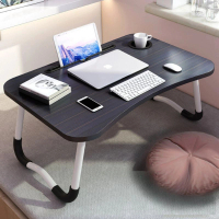 卡槽款床上電腦折疊桌(黑色)#DADADI#Y23-02113 