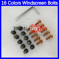 31pcs Motorcycle Windscreen Bolts For HONDA VTR1000 VTR 1000 R CC RC51 SP1 SP2 00 01 02 03 2004 2005 2006 Windshield Screws Nuts