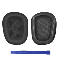 Replacement Protein Leather Mesh Memory Foam Earpads Ear Cushion Pads for Logitech G935 G933 G635 G633 G533 Headphones