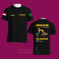 Kaos Operator Excavator | Excavator Indonesia  Terdapat dalam saiz S-5XL  ROUND NECK FOR ALL