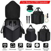 Carrying Storage Bag for Bose S1 PRO Speaker Bag Large Capacity Anti-Fall Protective Bag with Shoulder Strap Speaker Accessories
