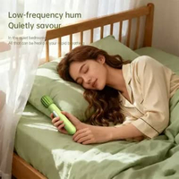 Alat pijat getar elektrik mini, 10 mode getar, bahan silikon lembut, aman dan nyaman, alat pijat are