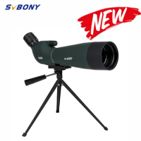 SVBONY SV28 PLUS Telescope 20-60X80 Spotting Scope Monoculars with tripod and phone adapter for shooting camping equipment