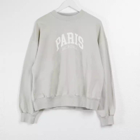 Balenciaga Sweater BALENCIAGA PARIS WHITE SAGE GREEN SWEATSHIRT 100% ORIGINAL