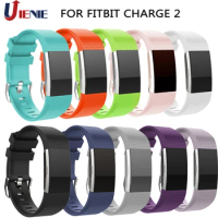 Silicone Watchband Wrist Band for Fitbit Charge 2 Strap Smart Watch Bracelet Sport Wristband for Fitbit Charge2 Band Correa