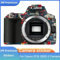 For Canon EOS 250D / Rebel SL3 / 200D II Camera Anti-Scratch Sticker Coat Wrap Protective Film Body Protector Skin Cover