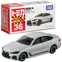 小禮堂 TOMICA多美小汽車 BMW i4 (白 36)
