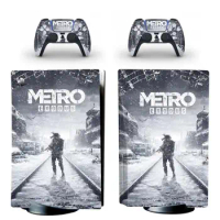 Metro Exodus PS5 Standard Disc Edition Skin Sticker Decal Cover for PlayStation 5 Console &amp; Controller PS5 Skin Sticker Vinyl