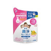 【LION 獅王】趣淨抗菌洗手慕斯補充包 清爽柑橘/清新果香(200ml)