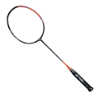 【YONEX】安洗瑩攻擊拍ASTROX77PRO日本製羽球拍濃橘x黑(ASTROX77PRO)