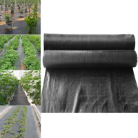 Ground Cover Mat Garden Landscape Fabric Agricultural Anti Grass Cloth Farm-oriented Barrier Mat Plastic Thicker Orchard Cover