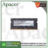 RAM Laptop Apacer SODIMM DDR4 16GB 3200MHz CL22 | ES.16G21.GSH
