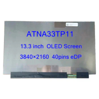 13.3-inch OLED Laptop Screen ATNA33TP11 For ASUS ZenBook Flip UXF3000E UX363 4K 40pins Slim LCD Display