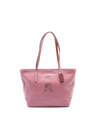 Coach 二奢 Pre-loved Coach coach × DISNEY city zip tote Shoulder bag tote bag leather pink