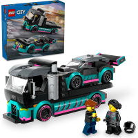 【LEGO 樂高】LT60406 城市系列 - 賽車和汽車運輸車