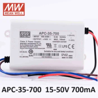 Original Meanwell LED driver APC-35-700 single output 35W 15~50V 700mA Mean well LED power supply driver for led strip light
