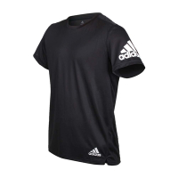 ADIDAS 男短袖T恤-吸濕排汗 上衣 運動 慢跑 路跑 愛迪達 HB7470 黑白銀
