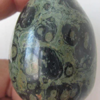 natural Green Kambaba JASPER STROMATOLITE Fossil Quartz Crystal Sphere EGG Stone Original