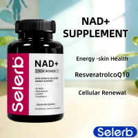 NAD+ Anti-Aging Supplement – NMN Alternative, Supports Cellular Energy & Radiant Skin, 60 Capsules,