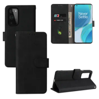 For OnePlus 9 9R Case Luxury Flip Skin Texture PU Leather Card Slots Wallet ShockProof Case For OnePlus 9 Pro OnePlus9 Phone Bag