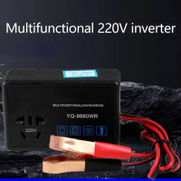 Bộ chuyển đổi công suất 200W dạng inverter, chuyển đổi từ DC 12V/24V sang AC 110V/220V, có cổng adap
