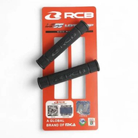 KARET TUAS HANDLE HANDEL REM KOPLING MOTOR RCB RACING BOY LEVER GRIP LG55 Merah