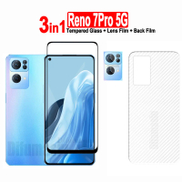 Filem Kaca Bajaan, 3in1, Untuk OPPO Reno 7 Pro 5G, OPPO Reno 7Z 6Z 8Z 8T 8Pro 5G / A78 A77 A1 5G / A